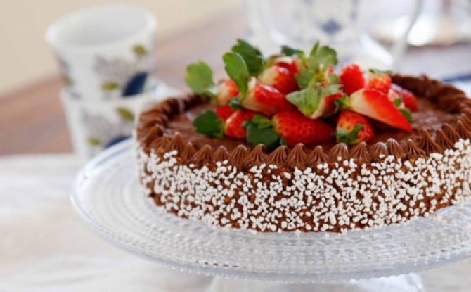 Супер шоколадный торт Нутелла: пошаговый рецепт с фото