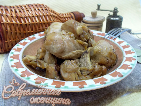 Тушеные куриные ножки - пошаговый рецепт с фото