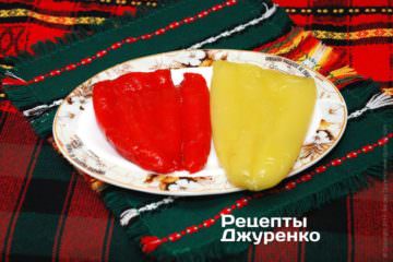 Шаг 2: Болгарские перцы испечь