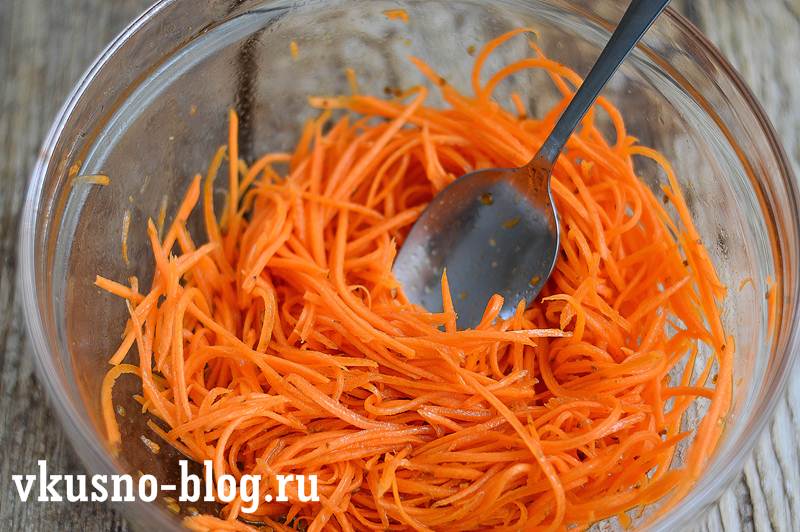 Морковь по корейски фото рецепт пошагово