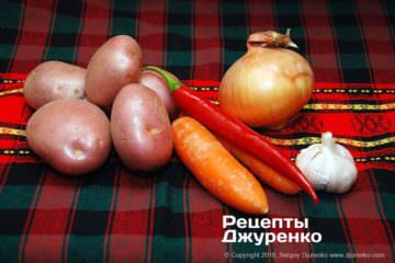 Шаг 1: овощи для рагу