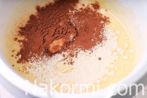 Шоколадная шарлотка с яблоками - рецепты приготовления с фото