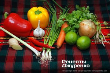 Шаг 2: овощи для соуса