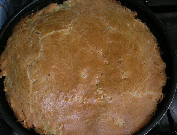 Сдобный пирог с рисом и яйцом – кулинарный рецепт