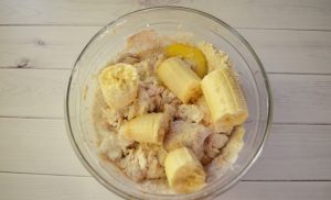 Творожные вафли с бананом - 1