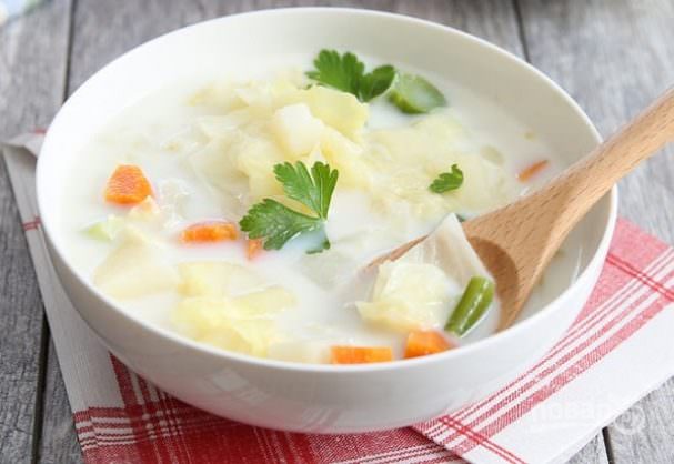 Молочный суп с вермишелью, рецепт с пошаговыми фото