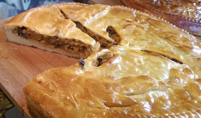 Грибной пирог - рецепты для домохозяек с фото пошагово