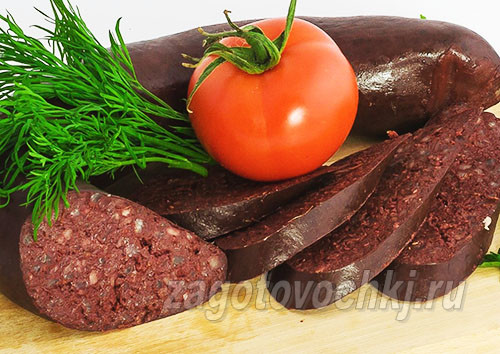 Рецепт приготовления домашних кровяных колбасок с гречей