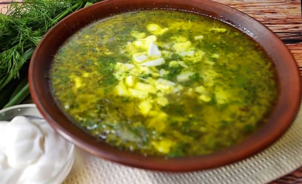 Щавелевый суп с яйцом — классический рецепт с фото пошагово
