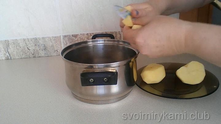 Готовим тесто на картофельном отваре