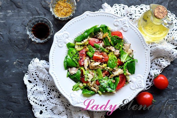 Салат со шпинатом - простые и вкусные рецепты с фото
