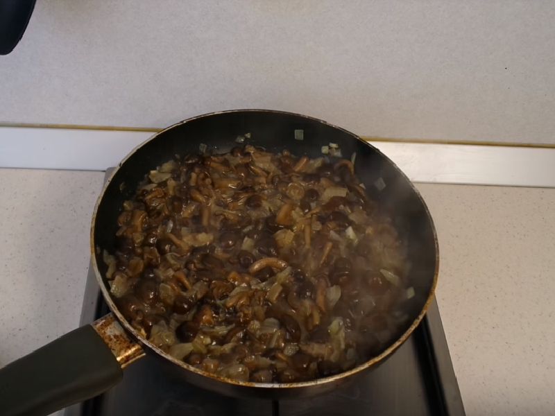 Опята в сметане на сковороде - пошаговые рецепты приготовления грибов