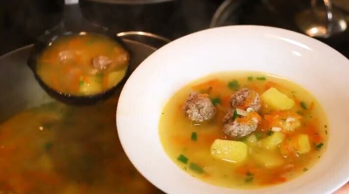 Суп с фрикадельками и рисом - пошаговый рецепт с фото