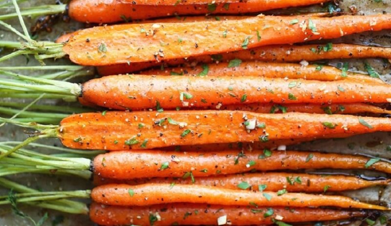 морковь целиком в духовке