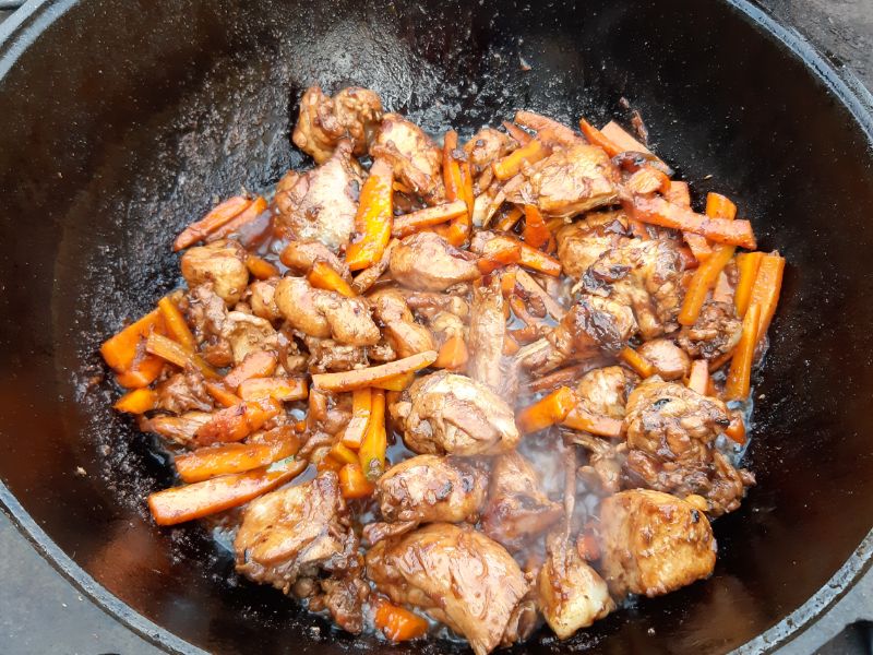 Плов из курицы в казане: рецепты плова, как его готовить на костре и на плите