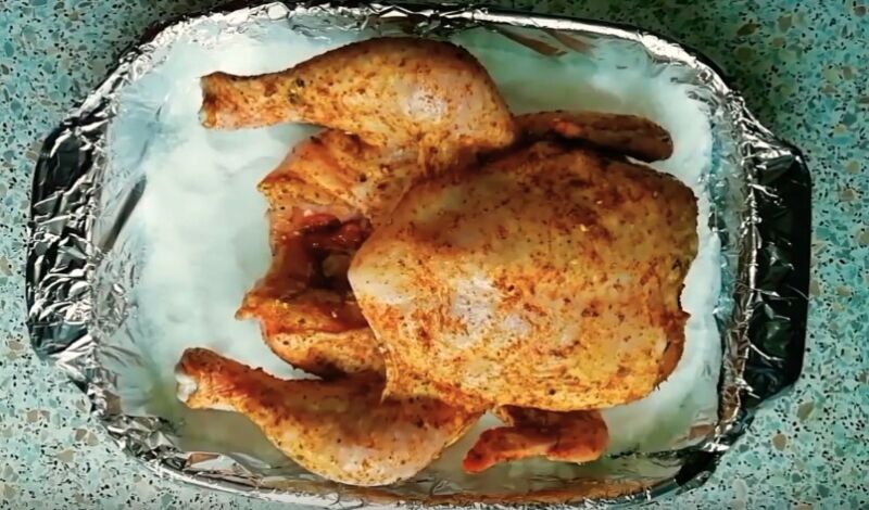 Курица на соли: простой забытый рецепт нежной сочной курочки