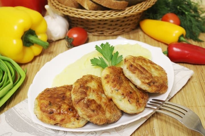 Оладьи из куриного филе – пошаговый кулинарный рецепт