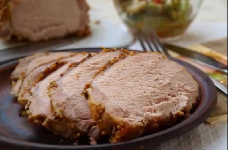 Рецепт вкусной домашней буженины из свинины в фольге с французской горчицей (пошаговый рецепт)