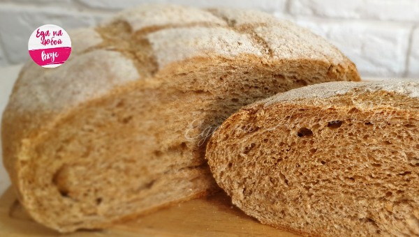 Хлеб из цельнозерновой муки в духовке — рецепт с пошаговыми фото и видео