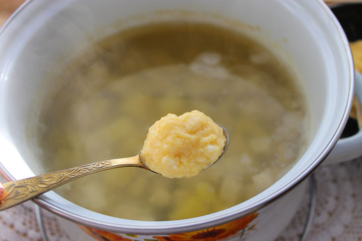 Суп с сырными клецками рецепты с фото пошагово и видео