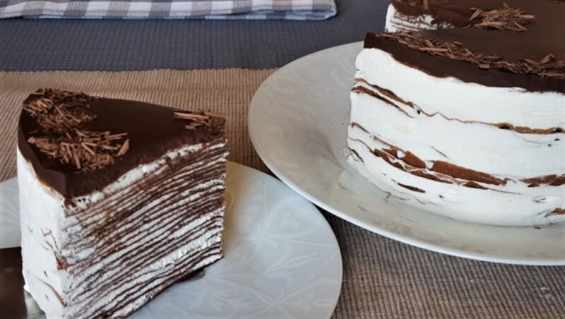 Шоколадный блинный торт — рецепты шоколадного торта из блинов