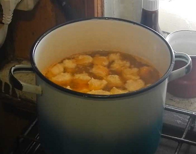 Суп с клецками на курином бульоне рецепт с фото пошагово и видео