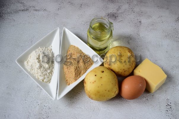 Картофельные шарики с сыром - пошаговый рецепт с фото