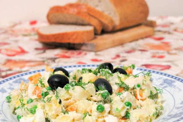Низкокалорийные рецепты оливье - диетический новый год без вреда для фигуры