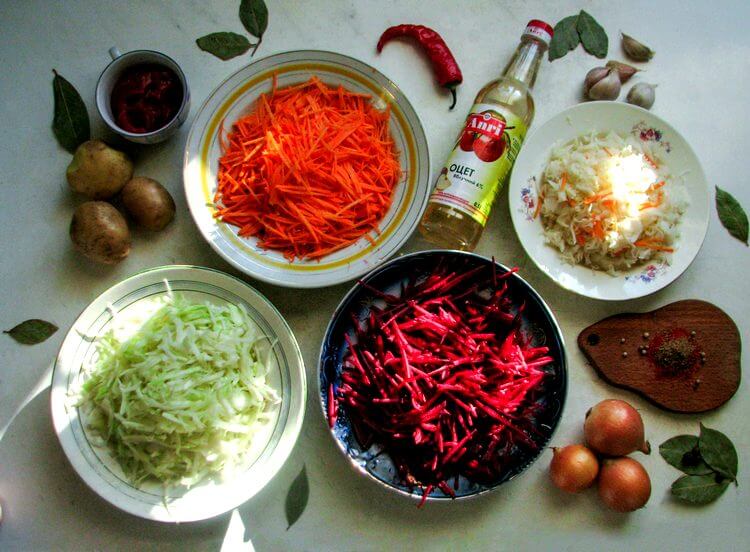 Настоящий украинский борщ - пошаговые рецепты с фото