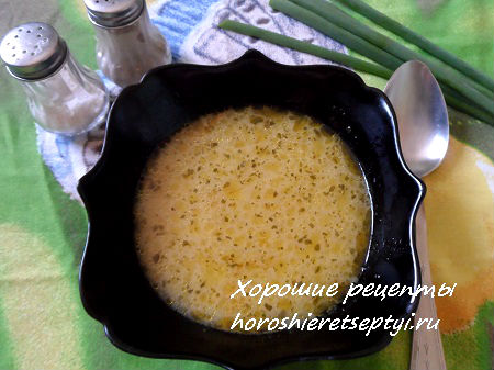Грибной суп с плавленым сыром в мультиварке