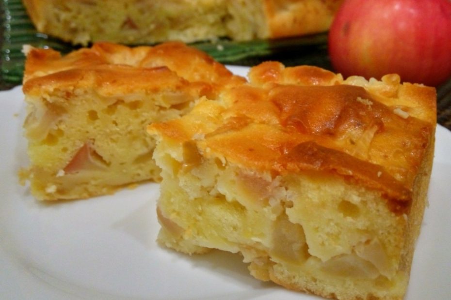 Нежный яблочный пирог на молоке - пошаговый рецепт Рецепты полезные советы выпечка вкусняшки 