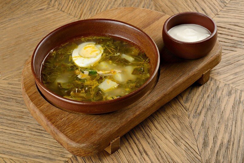 щавелевый суп рецепт классический с яйцом