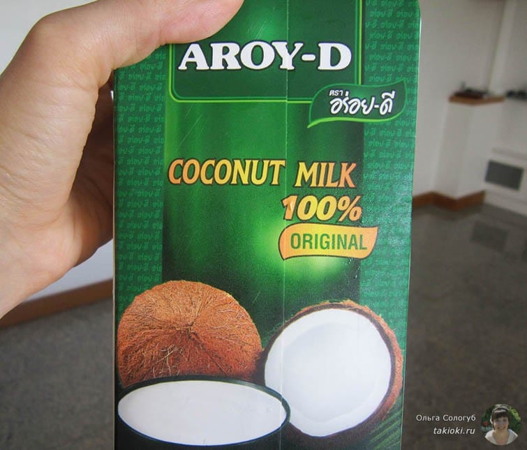 Кокосмовое молоко в Таиланде