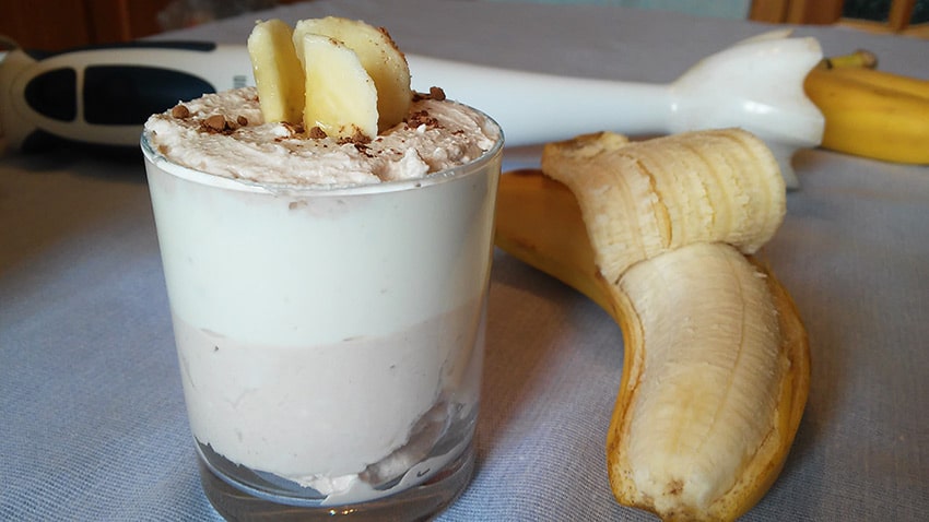 Рецепт готовки творога с бананом в блендере — вкусное и красивое лакомство