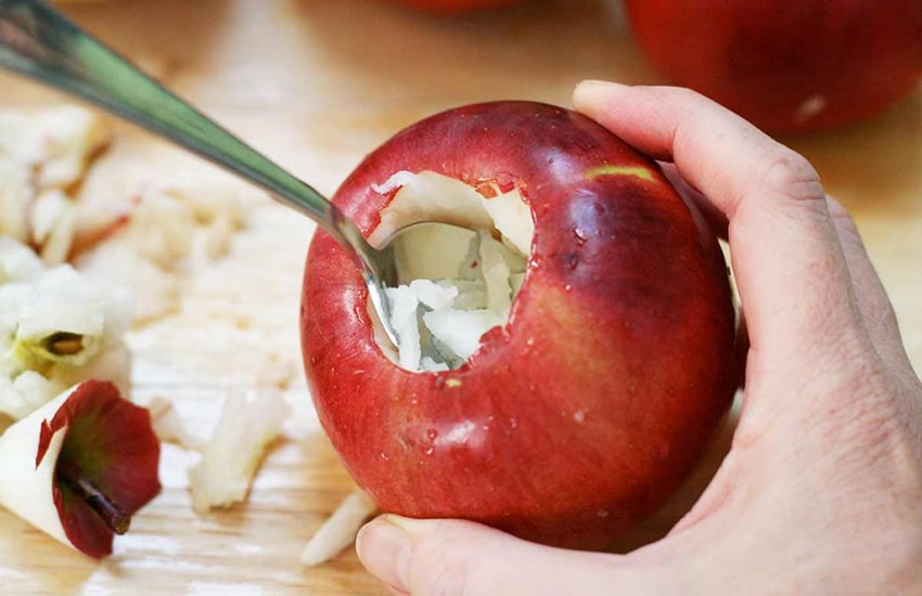 как запечь яблоки в духовке 