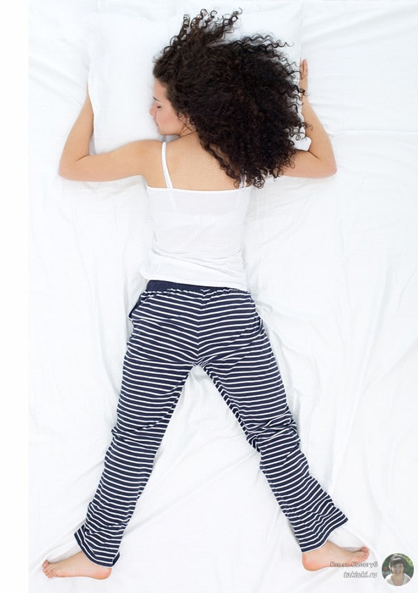 Что может значить положение вашего тела во время сна
