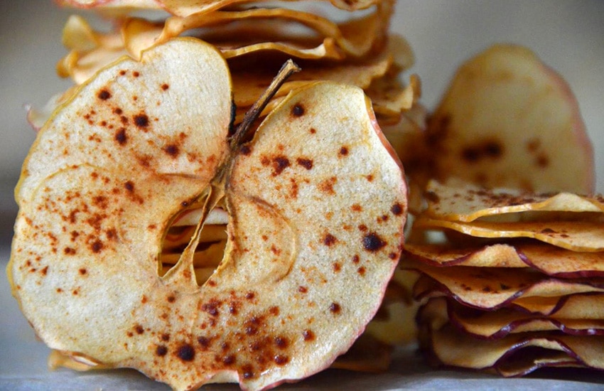 Пошаговый рецепт как сделать очень вкусные яблочные чипсы в духовке