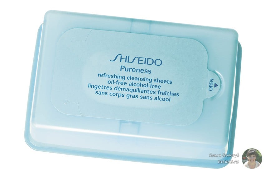 салфетки от shiseido