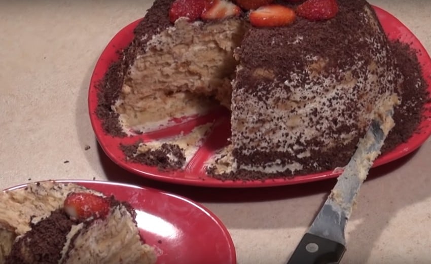 Торт без выпечки из печенья – рецепты сочных и вкусных тортов за 15 минут
