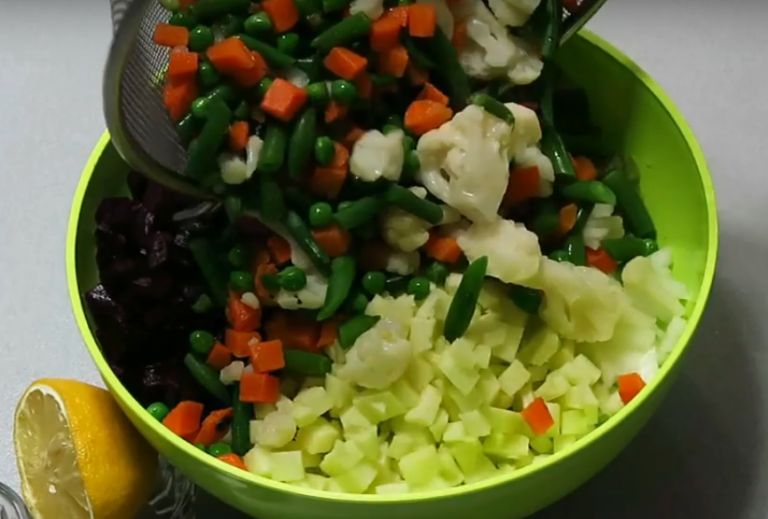 Винегрет без картошки – 3 диетических рецепта салата для похудения