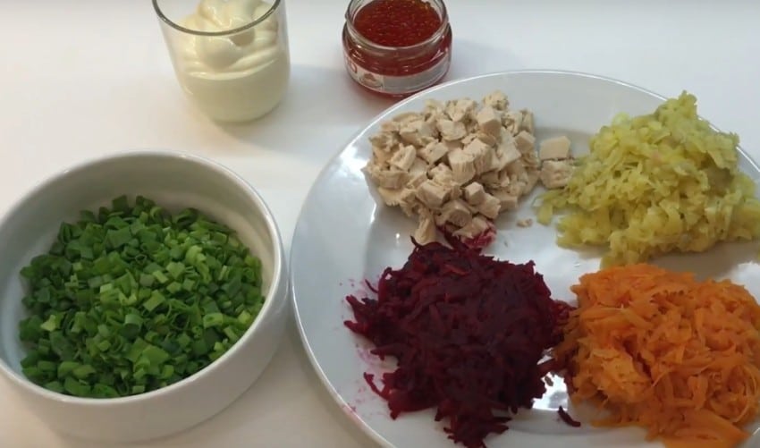 Салат «Горка»: 6 рецептов приготовления салатов горками на блюде