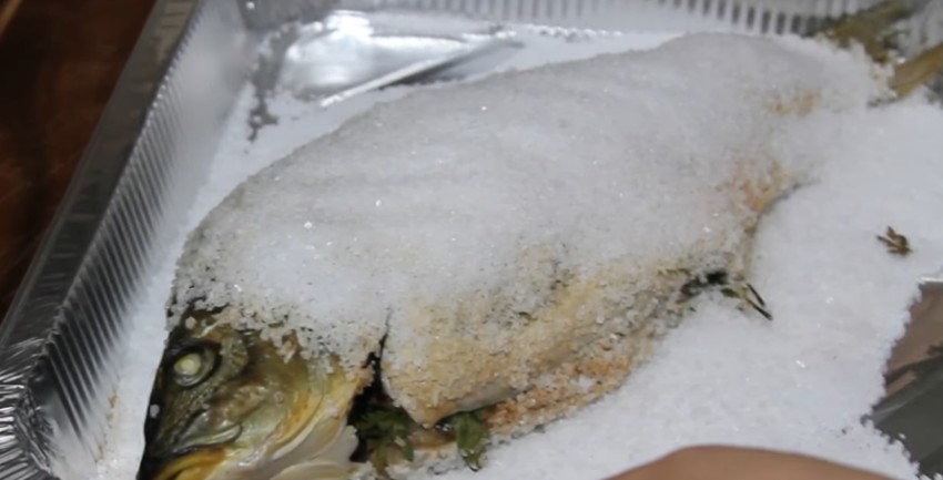 Рыба в соли в духовке: лучшие рецепты запеченной под солью рыбы