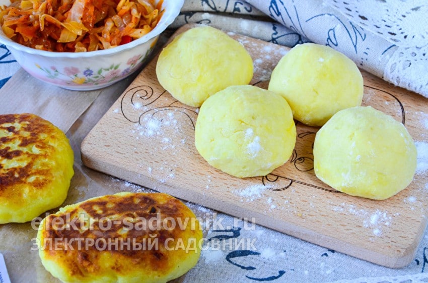 Пирожки из картофельного теста – кулинарные рецепты