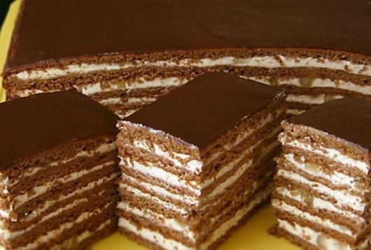 Супер шоколадный торт Нутелла: пошаговый рецепт с фото