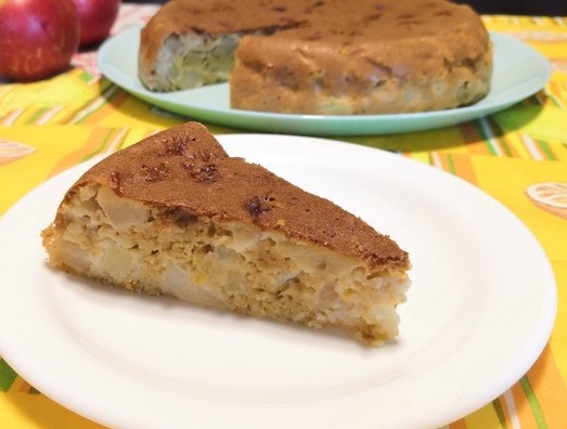 Пирог яблочный с овсяными хлопьями – кулинарный рецепт