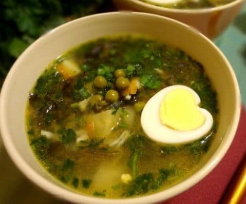 Суп из морской капусты – кулинарный рецепт