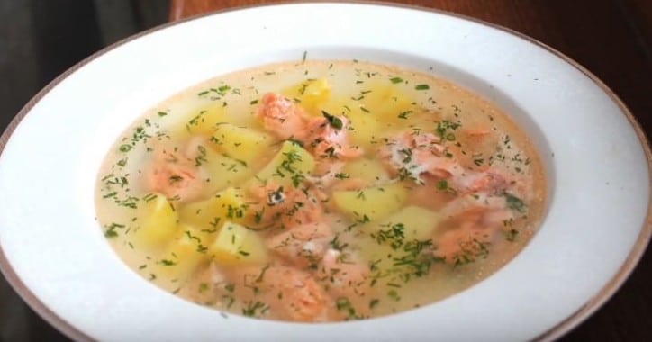 Супы из лосося, подробные фото-рецепты по шагам