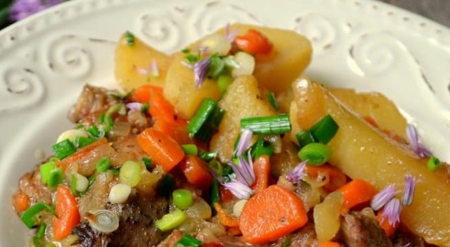 Жаркое из утки с картофелем рецепт с фото пошагово и видео